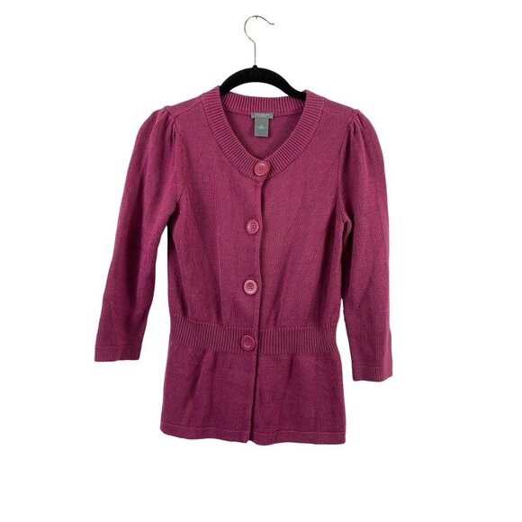 Ann Taylor Petite Sweaters - Ann Taylor Petites Women's Berry Casual Sweater